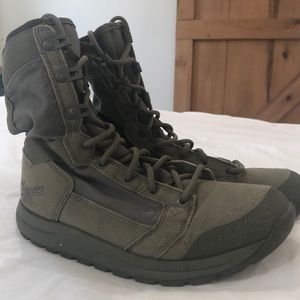 Sage Green Lace-Up Danner Boots-Mens-Size 4